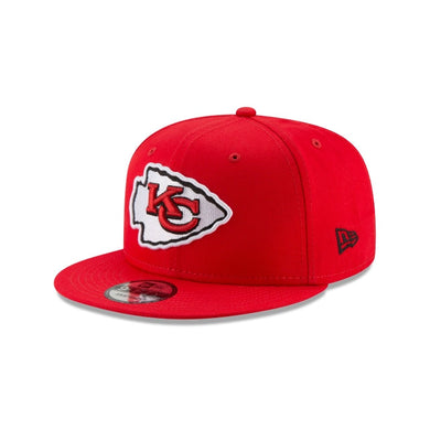 Kansas City Chiefs New Era NFL 9FIFTY 950 Snapback Cap Hat Red Crown/Visor Team Color Logo 