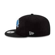 Load image into Gallery viewer, Detroit Lions New Era NFL 9FIFTY 950 Snapback Cap Hat Black Crown/Visor Royal Blue/White Logo 
