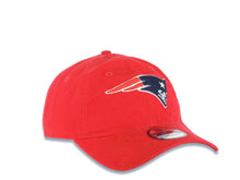 Load image into Gallery viewer, New England Patriots New Era NFL 9TWENTY 920 Adjustable Cap Hat Red Crown/Visor Team Color Logo
