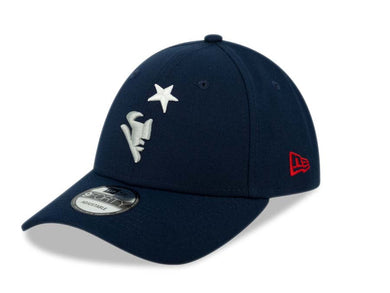 New England Patriots New Era NFL 9FORTY 940 Adjustable Cap Hat Navy Crown/Visor Team Color Logo With Star
