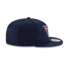 Load image into Gallery viewer, Tennessee Titans New Era NFL 9FIFTY 950 Snapback Cap Hat Navy Crown/Visor Team Color Logo

