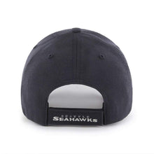 Load image into Gallery viewer, Seattle Seahawks &#39;47 NFL MVP Adjustable Cap Hat Navy Crown/Visor Team Color Logo
