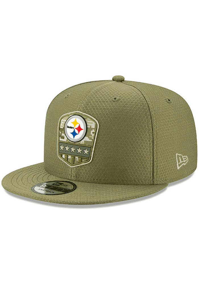 Pittsburgh Steelers New Era NFL 9FIFTY 950 Snapback 2019 Salute To Ser Capland