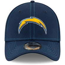 Load image into Gallery viewer, Los Angeles Chargers New Era NFL 39THIRTY 3930 Flexfit 2019 Sideline Cap Hat Navy Crown/Visor Team Color Logo
