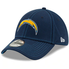 Load image into Gallery viewer, Los Angeles Chargers New Era NFL 39THIRTY 3930 Flexfit 2019 Sideline Cap Hat Navy Crown/Visor Team Color Logo
