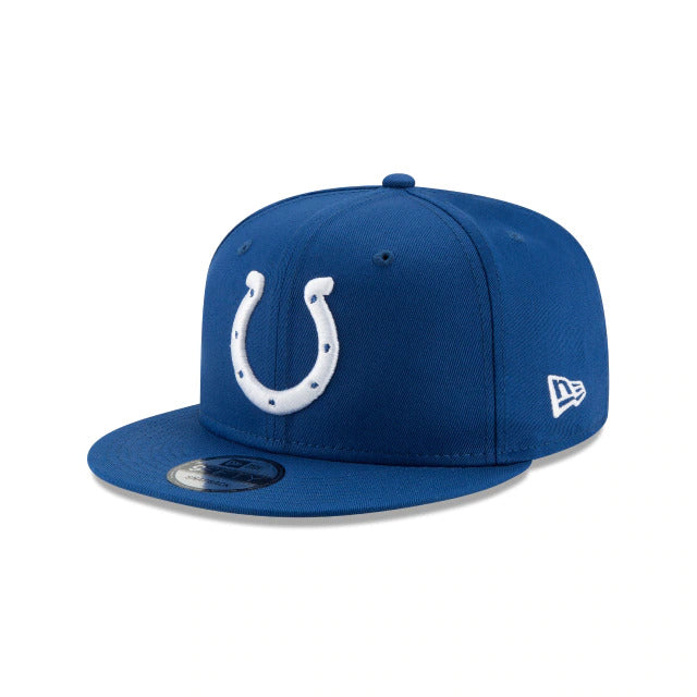Indianapolis Colts New Era NFL 9FIFTY 950 Snapback Cap Hat Royal Blue Crown/Visor Royal Blue/White Logo 