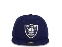 Load image into Gallery viewer, New Era NFL 9Fifty 950 Snapback Las Vegas Raiders Cap Hat Dark Royal Crown White/Dark Royal Logo Black UV

