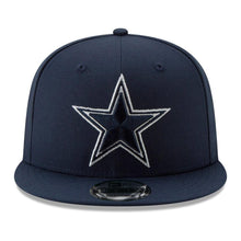 Load image into Gallery viewer, Dallas Cowboys New Era NFL 9FIFTY 950 Snapback Cap Hat Navy Blue Crown/Visor Team Color Logo
