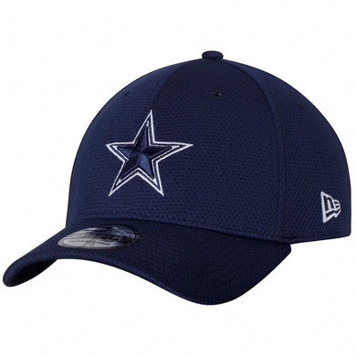 Dallas Cowboys New Era NFL 39THIRTY 3930 Jersey Mesh Flexfit Cap Hat Navy Blue Crown/Visor Team Color Logo