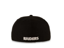 Load image into Gallery viewer, New Era NFL 59Fifty 5950 Fitted Las Vegas Raiders Cap Hat Black Crown White/Black Logo Pink UV
