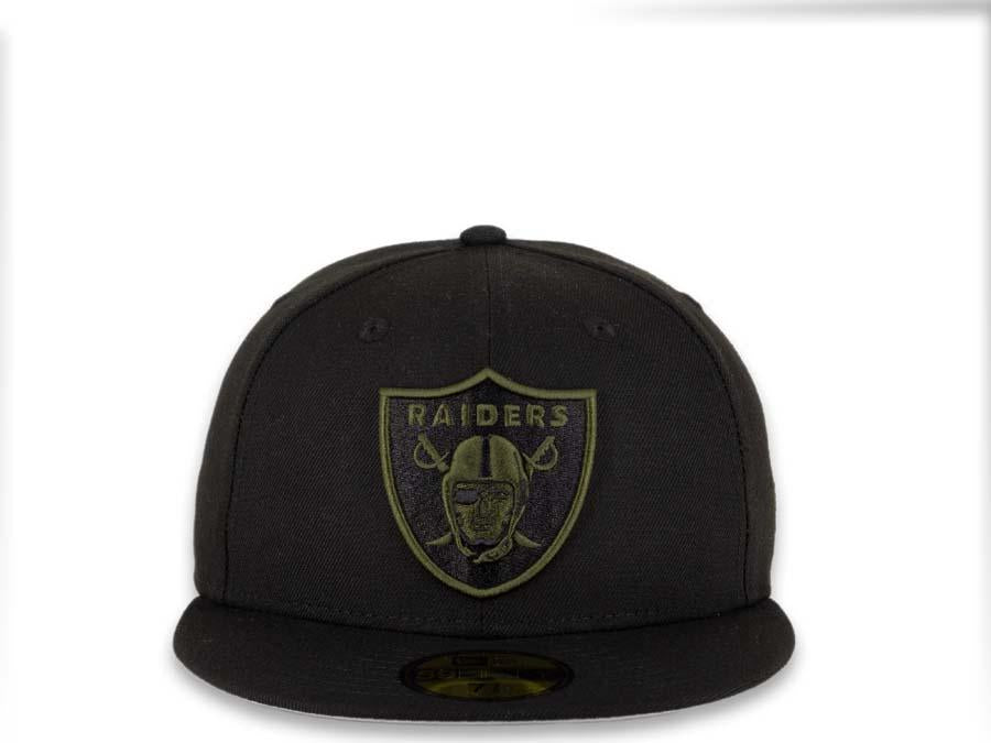 NEW ERA 59FIFTY NFL LAS VEGAS RAIDERS DARK GREEN / GREY UV FITTED