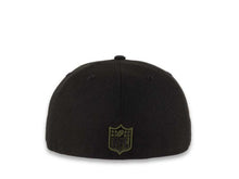 Load image into Gallery viewer, New Era NFL 59Fifty 5950 Fitted Las Vegas Raiders Cap Hat Black Crown Olive/Black Logo Gray UV
