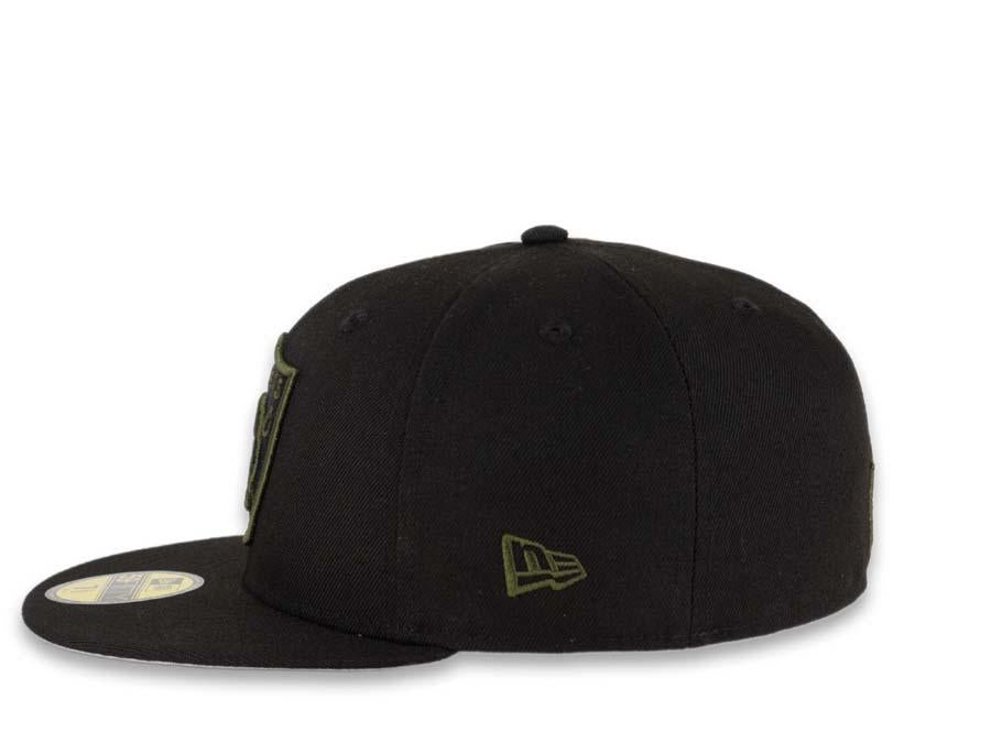 Las Vegas Raiders New Era NFL 59Fifty 5950 Fitted Cap Hat Black