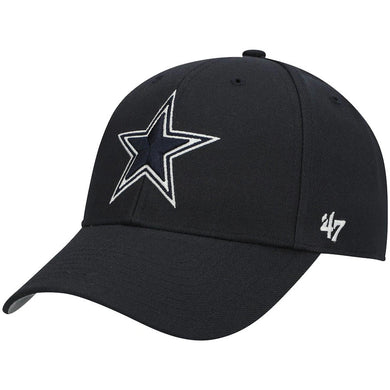 Dallas Cowboys '47 Brand NFL MVP Adjustable Cap Hat Dark Navy Crown/Visor Team Color Logo