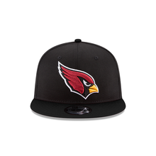 Load image into Gallery viewer, Arizona Cardinals New Era NFL 9Fifty 950 Snapback Cap Hat Black Crown/Visor Team Color Logo
