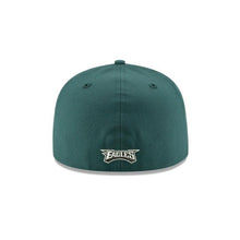 Load image into Gallery viewer, Philadelphia Eagles New Era NFL 59Fifty 5950 Fitted Hat Green Crown/Visor Team Color Logo
