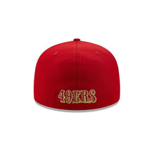 Load image into Gallery viewer, San Francisco 49ers New Era NFL 59FIFTY 5950 Fitted Cap Hat Red Crown/Visor Team Color Logo
