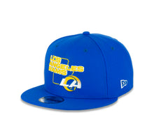 Load image into Gallery viewer, Los Angeles Rams New Era NFL 9FIFTY 950 Snapback Cap Hat Royal Blue Crown/Visor Team Color Logo with State Map (Logo State)
