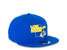 Load image into Gallery viewer, Los Angeles Rams New Era NFL 9FIFTY 950 Snapback Cap Hat Royal Blue Crown/Visor Team Color Logo with State Map (Logo State)
