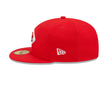 Load image into Gallery viewer, Kansas City Chiefs New Era NFL 59FIFTY 5950 Fitted Cap Hat Red Crown/Visor Team Color Logo with Side Patch (City Side) 
