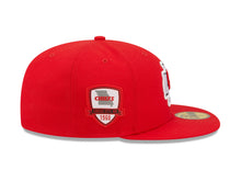 Load image into Gallery viewer, Kansas City Chiefs New Era NFL 59FIFTY 5950 Fitted Cap Hat Red Crown/Visor Team Color Logo with Side Patch (City Side) 
