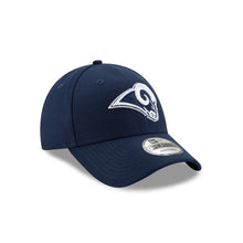 Load image into Gallery viewer, Los Angeles Rams New Era NFL 9FORTY 940 Adjustable Cap Hat Navy Crown/Visor Navy/White Logo 
