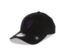 Load image into Gallery viewer, Las Vegas Raiders New Era NFL 9TWENTY 920 Adjustable Cap Hat Black Crown/Visor Black Logo 
