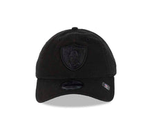Load image into Gallery viewer, Las Vegas Raiders New Era NFL 9TWENTY 920 Adjustable Cap Hat Black Crown/Visor Black Logo 
