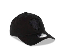 Load image into Gallery viewer, Las Vegas Raiders New Era NFL 9TWENTY 920 Adjustable Cap Hat Black Crown/Visor Black Logo 
