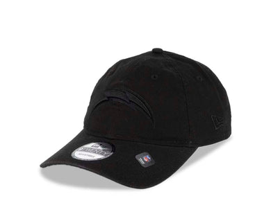 Los Angeles Chargers New Era NFL 9TWENTY 920 Adjustable Cap Hat Black Crown/Visor Black Logo 