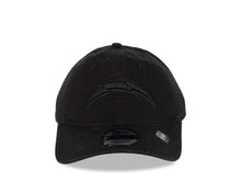 Load image into Gallery viewer, Los Angeles Chargers New Era NFL 9TWENTY 920 Adjustable Cap Hat Black Crown/Visor Black Logo 
