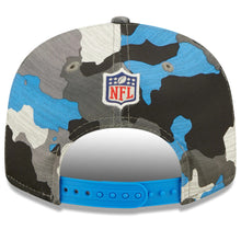 Load image into Gallery viewer, Los Angeles Chargers New Era NFL 9FIFTY 950 Snapback Cap Hat Team Color Camo Crown/Visor Team Color Logo (2022 NFL Training Camp)
