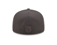 Load image into Gallery viewer, Los Angeles Chargers New Era NFL 59FIFTY 5950 Fitted Cap Hat Dark Gray Crown/Visor Dark Gray Logo (Color Pack)
