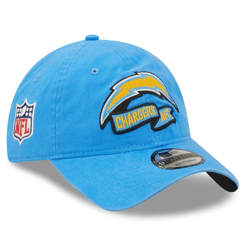 Los Angeles Chargers New Era NFL 9TWENTY 920 Adjustable Cap Hat Sky Blue Crown/Visor Team Color Logo (2022 Sideline)