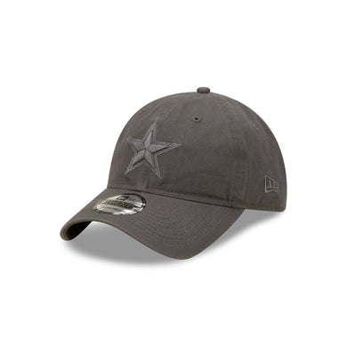 Dallas Cowboys New Era 9TWENTY 920 Adjustable Cap Hat Dark Gray Crown/Visor Dark Gray Logo Dark Gray UV