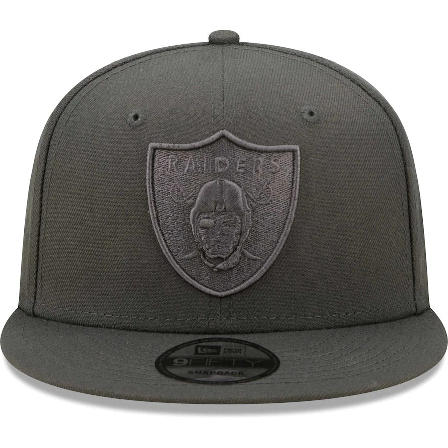 Las Vegas Raiders New Era 9FIFTY 950 Snapback Cap Hat Dark Gray
