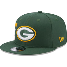 Load image into Gallery viewer, Green Bay Packers New Era NFL 9FIFTY 950 Snapback Cap Hat Green Crown/Visor Team Color Logo (Icon)
