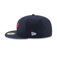 Load image into Gallery viewer, Houston Texans New Era NFL 59FIFTY 5950 Fitted Cap Hat Navy Blue Crown/Visor Team Color Logo (Sideline)
