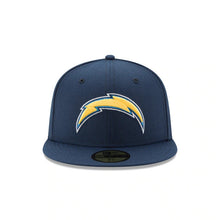 Load image into Gallery viewer, (Youth) Los Angeles Chargers New Era NFL 59FIFTY 5950 Fitted Cap Hat Navy Crown/Visor Team Color Logo 
