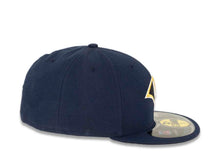 Load image into Gallery viewer, Los Angeles Rams New Era NFL 59FIFTY 5950 Fitted Sideline Cap Hat Navy Crown/Visor Team Color Logo
