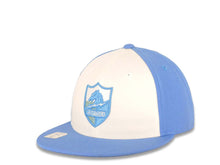 Load image into Gallery viewer, San Diego Chargers Reebok NFL Fitted Cap Hat White/Sky Blue Crown Sky Blue Visor Retro Shield Logo
