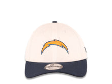 Load image into Gallery viewer, San Diego Chargers New Era NFL 9FORTY 940 Adjustable Cap Hat White Crown Light Navy Blue Visor Team Color Logo
