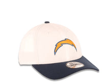 Load image into Gallery viewer, San Diego Chargers New Era NFL 9FORTY 940 Adjustable Cap Hat White Crown Light Navy Blue Visor Team Color Logo
