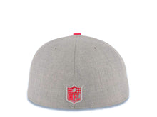 Load image into Gallery viewer, San Francisco 49ERS New Era NFL 59FIFTY 5950 Fitted Cap Hat Heather Gray Crown Magenta Visor Gray/Magenta Logo
