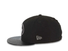 Load image into Gallery viewer, San Francisco 49ers New Era NFL 59FIFTY 5950 Fitted Cap Hat Black Crown Black Leather Visor Black/White Logo
