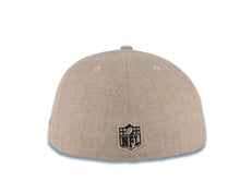 Load image into Gallery viewer, San Francisco 49ers New Era NFL 59FIFTY 5950 Fitted Heather Cap Hat Gray Crown Black Visor Team Color Logo Snake Vizer
