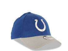 Load image into Gallery viewer, Indianapolis Colts New Era NFL 39THIRTY 3930 Flexfit Cap Hat Royal Blue Crown Gray Visor Team Color Logo
