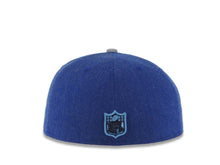 Load image into Gallery viewer, Los Angeles Chargers New Era NFL 59FIFTY 5950 Fitted Heather Cap Hat Navy Blue Crown Sky Blue Visor Team Color Logo
