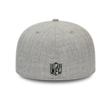 Load image into Gallery viewer, Oakland RAIDERS New Era 59FIFTY 5950 Fitted Cap Hat Gray Crown Black Visor Team Color Logo Black UV
