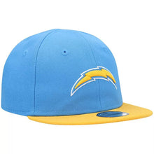 Load image into Gallery viewer, (Infant) San Diego Chargers New Era NFL 9FIFTY 950 Snapback Cap Hat Sky Blue Crown Yellow Visor Team Color Logo (My 1st First)
